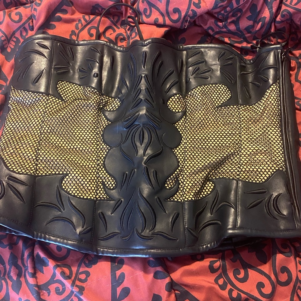 Black and Gold Corset